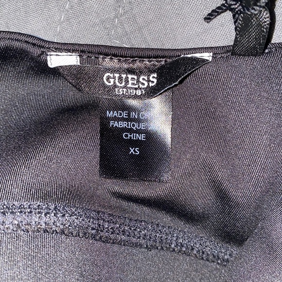 GUESS Active Lace-up Sports Bra in Jet Black - Picture 6 of 6